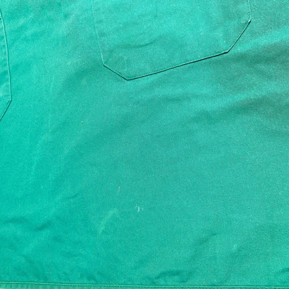 Starbucks Barista Apron Green Embroidered Siren Logo Two Pocket Adjustable Bib